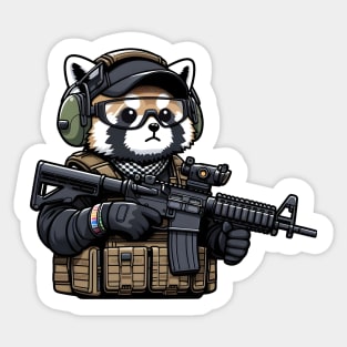 Tactical Tanuki Sticker